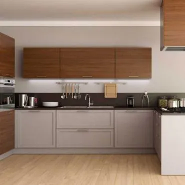 Cucina con penisola