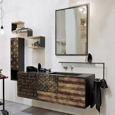 Bagno stile americano