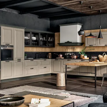 Romantica 3: cucina in rovere tinto naturale